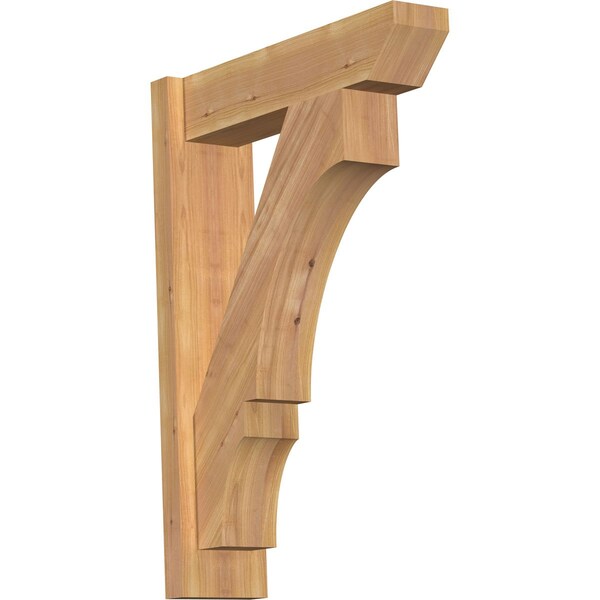 Ekena Millwork Balboa Slat Smooth Outlooker, Western Red Cedar, 5 1/2"W x 20"D x 28"H OUT06X20X28BOA06SWR - main
